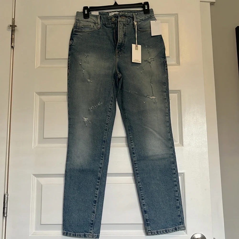 NWT Good American Classic high rise jeans - Picture 4 of 4